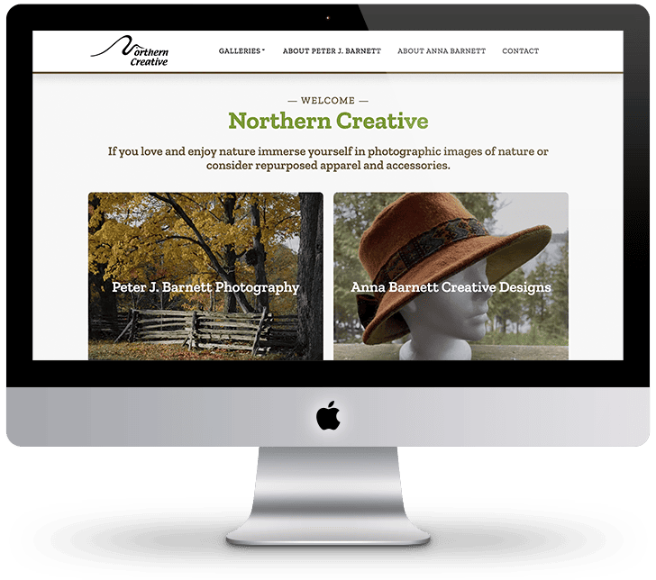 Northern Creative home page